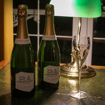 2 bottles of Baron Albert Symbolique Brut Nature Champagne