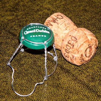 Canard Duchêne Authentic Brut Champagne Bottle Cork & Plaque