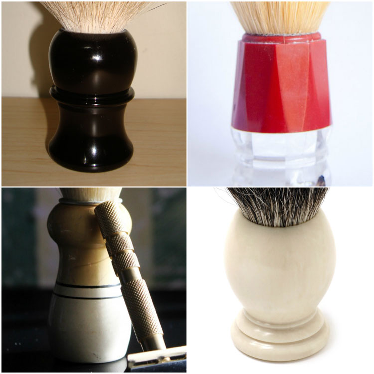 Different Shaving Brush Handles
