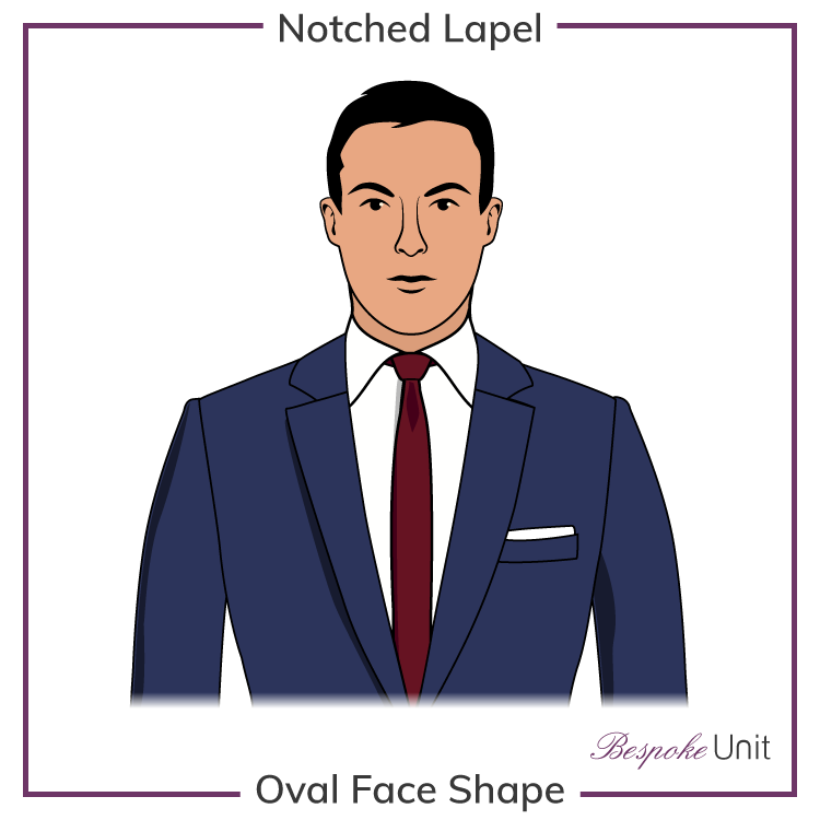 Notched-Lapel-With-Oval-Face