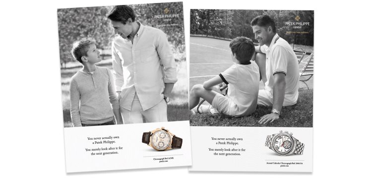 Patek Philippe Father Son Generations Adverts