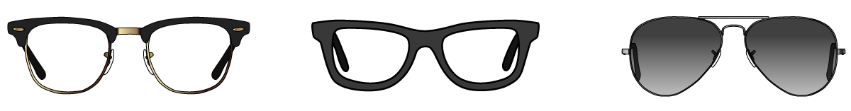 Row Of Three Glasses Separator Row Of Three Glasses Separator