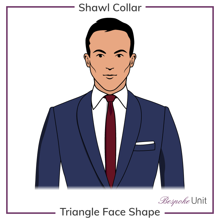 Shawl-Collar-With-Triangle-Face