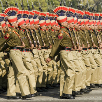 Soldiers-Marching-In-Khaki-Pants