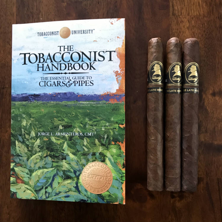 Tobacconists Handbook Book with three cigars