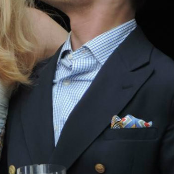 double breasted navy blazer