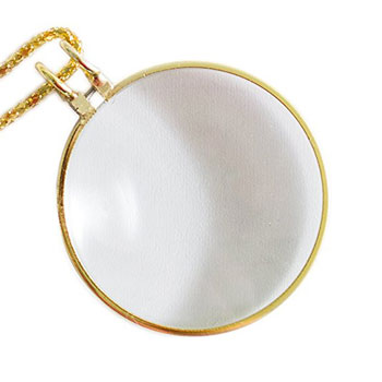 super z outlet gold metal magnifying monocle