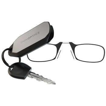 thinoptics keychain reading pince nez glasses