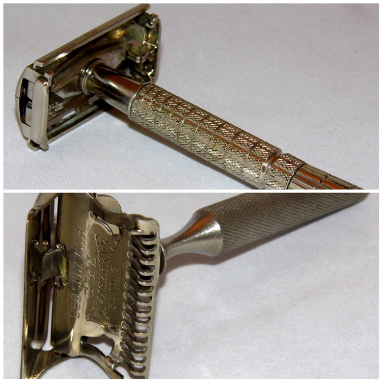 vintage 1912 single edge gem & gillette super speed double edge safety razors