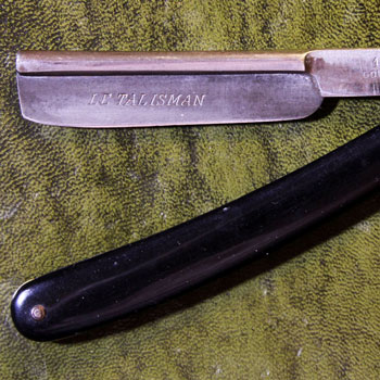 vintage frameback straight razor