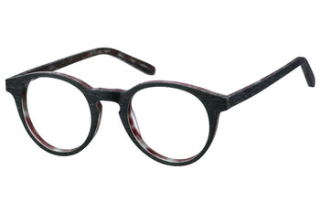 zenni optical full rim acetate round glasses