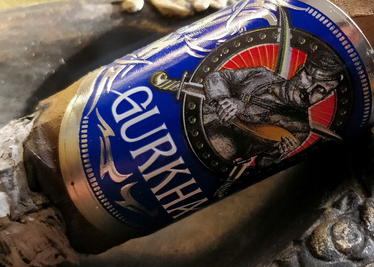 Gurkha Typhoon Gordito Cigars Band Close Up