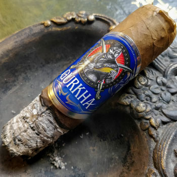 Gurkha Typhoon Gordito Cigars Long Ash In Ashtray