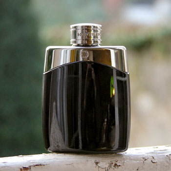 Mont Blanc Legend Bottle In Garden