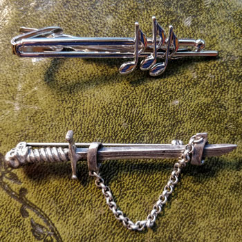 Novelty-Musical-&-Pirate-Sword-Tie-Clips