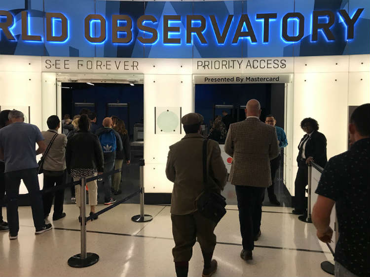Priority Access Line At One World Observation Deck