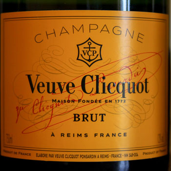 Veuve Clicquot Carte Jaune Bottle Label