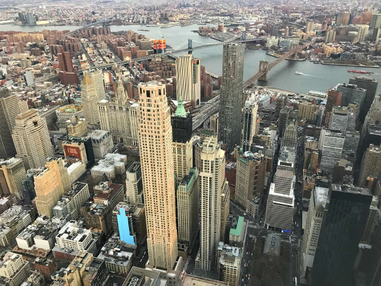 View From Top Of World Trade Center