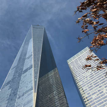 View Of 1 World Trade Center Building From Ground