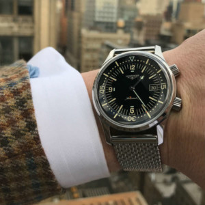 Window Date On Longines Legend Dive Watch