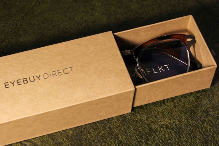 eye buy direct browline glasses in box