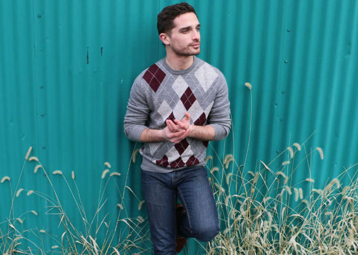 Man In Sweater & Jeans