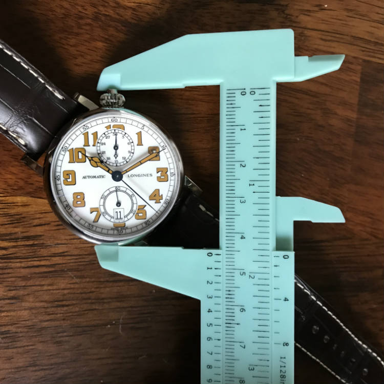 46mm case to crown - Longines Avigation Type A-7 1935