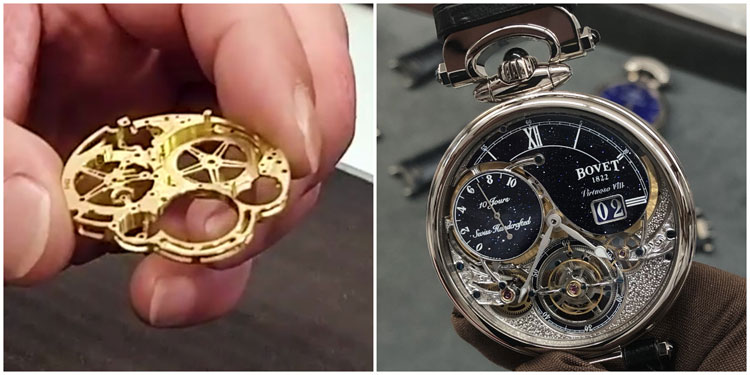 Bovet 17BM03 Caliber Flying Tourbillon Main Plate