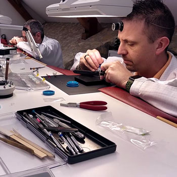 Bovet Technicians At Chateau de Motiers