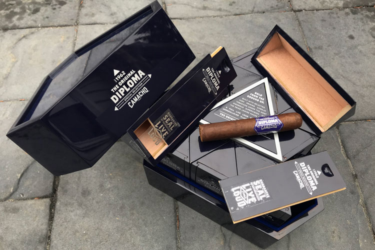 Camacho Diploma Cigars Box & Individual Coffin