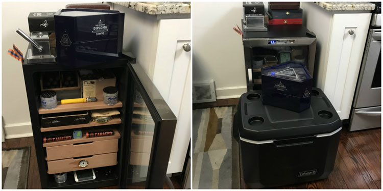 Camacho Diploma Cigars DIY Humidor Size Comparison