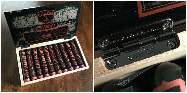Camacho-Nicaraguan-Barrel-Aged-Cigar-Box-Details