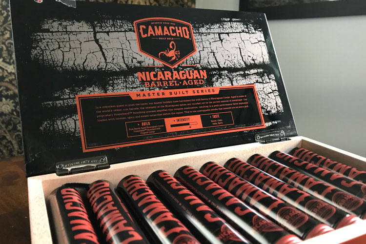 Camacho Nicaraguan Barrel Aged Cigar Box Landscape
