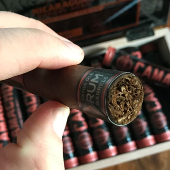 Camacho-Nicaraguan-Barrel-Aged-Cigar-Prelight