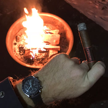 Camacho Nicaraguan Barrel Aged Cigar & Rolex GMT Master II