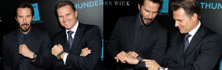 Carl F Bucherer Moeri With Keanu Reeves
