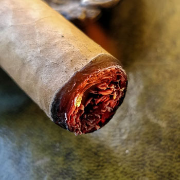 Cigar Cherry When Lighting