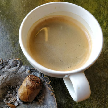 Cigar Palate Cleansing With Coffee