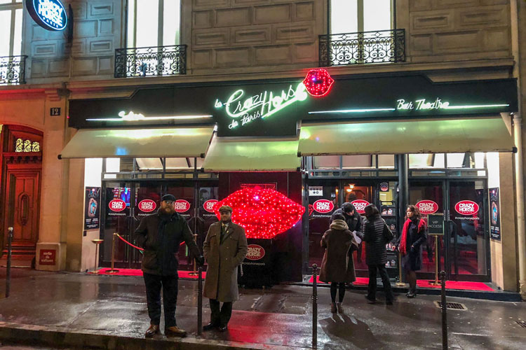 Crazy Horse Paris Entrance