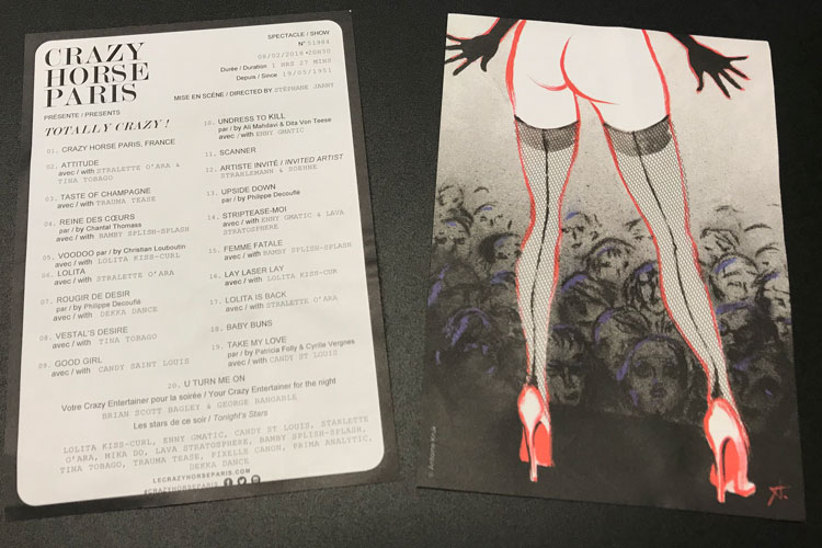 Crazy Horse Paris Totally Crazy Program