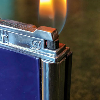 Dupont Lighter Flame Close Up