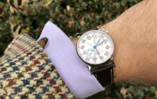 Longines Avigation Type A-7 1935 with tweed jacket