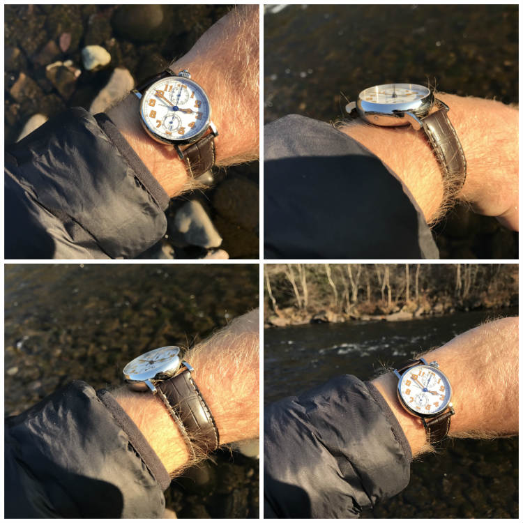 On The Wrist View Of Longiens Heritage Watch