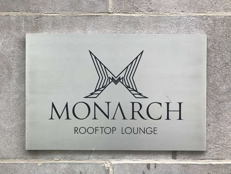 Sign For Monarch NYC Rooftop Bar