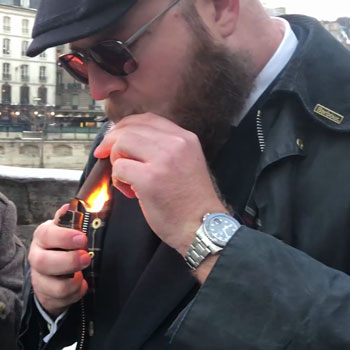 Stylish Gentleman Lighting Camacho Diploma Cigar