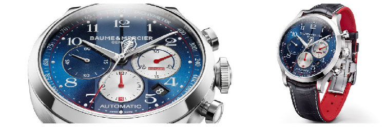 Baume-et-Mercier Capeland Watch Collage