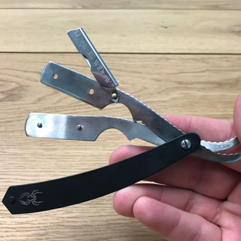Black Widow Shavette Straight Razor