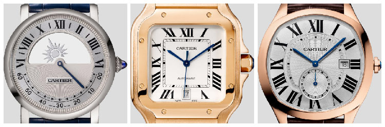 Cartier Watch Examples