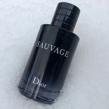 Dior Sauvage Bottle In The Snow