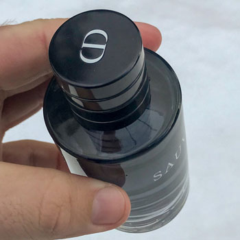 Dior Sauvage Bottle Top View